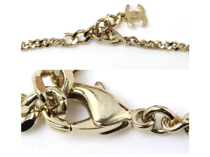 Collana lunga con pendente a lucchetto in metallo CHANEL - vista 5