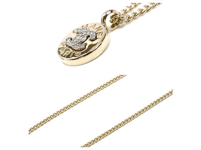 Collana Chanel GP Rhinestone Coco Mark - vista 3