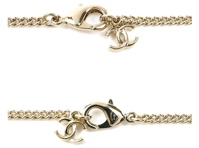 Collana Chanel GP Rhinestone Coco Mark - vista 4