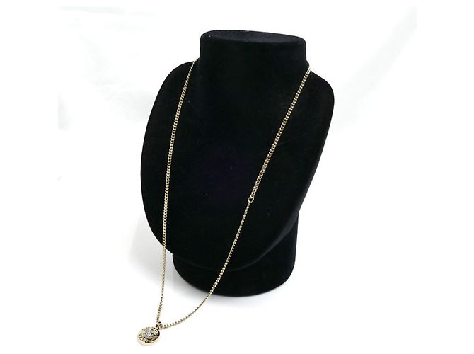 Collana Chanel GP Rhinestone Coco Mark - vista 5