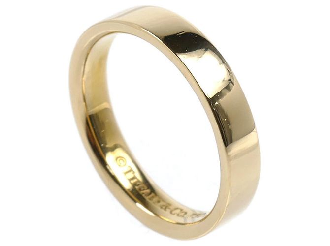 Tiffany & Co Tiffany Ring aus 18K Gelbgold mit flachem Profil - Ansicht 2
