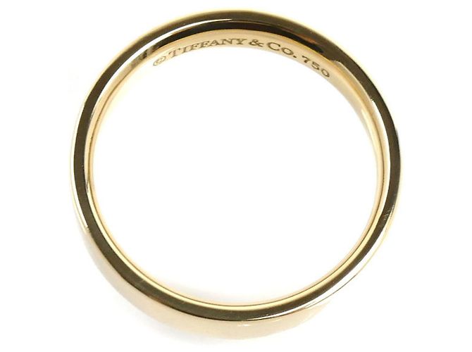 Tiffany & Co Tiffany Ring aus 18K Gelbgold mit flachem Profil - Ansicht 4