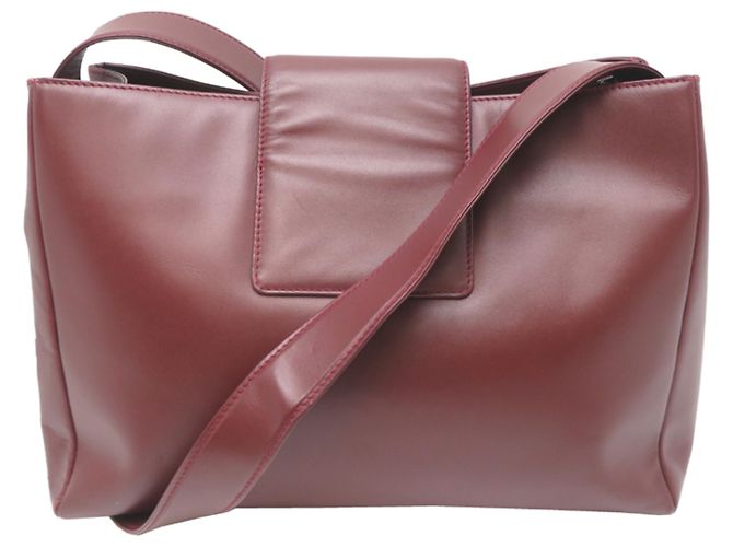 Borsa a tracolla da donna Cartier Must Line Rosso Bordò - vista 2