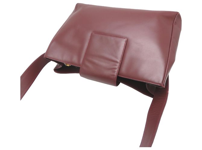 Borsa a tracolla da donna Cartier Must Line Rosso Bordò - vista 4