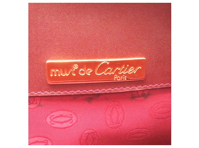 Borsa a tracolla da donna Cartier Must Line Rosso Bordò - vista 7