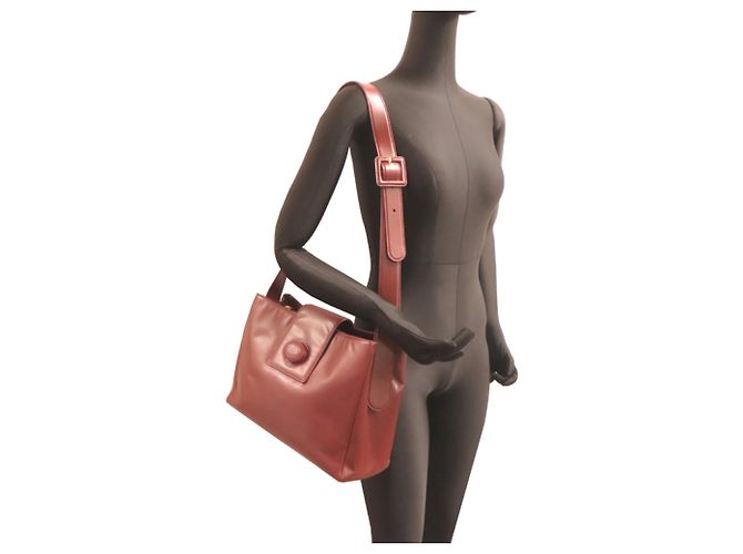 Borsa a tracolla da donna Cartier Must Line Rosso Bordò - vista 9