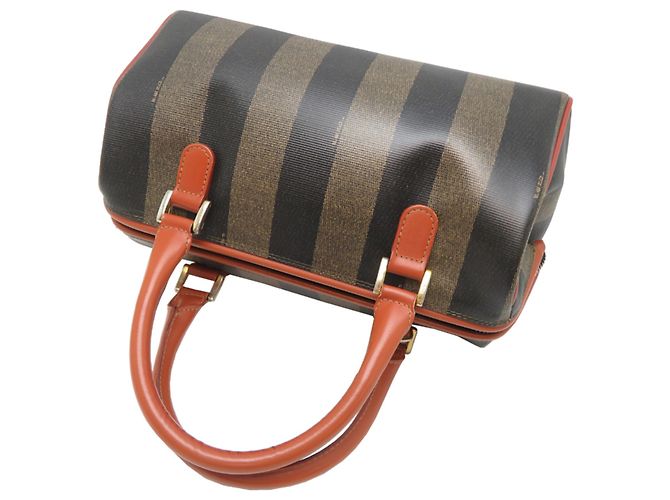 Borsa Mini Boston Fendi - Usato Marrone - vista 4