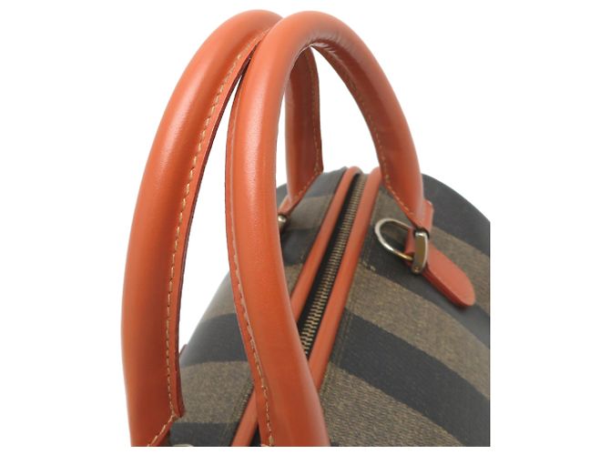 Borsa Mini Boston Fendi - Usato Marrone - vista 5