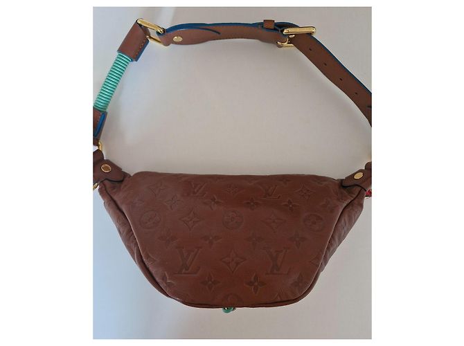 Marsupio Louis Vuitton Monogram Empreinte Marrone - vista 13