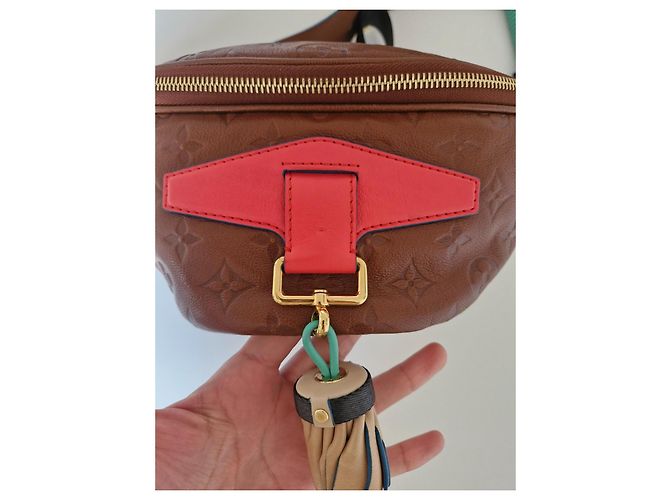 Marsupio Louis Vuitton Monogram Empreinte Marrone - vista 19