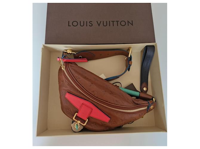 Marsupio Louis Vuitton Monogram Empreinte Marrone - vista 4