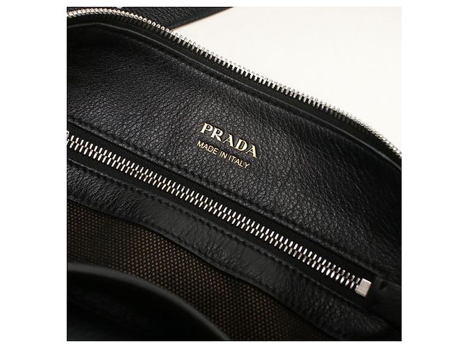 Borsa a tracolla nera da uomo Prada Nero - vista 7