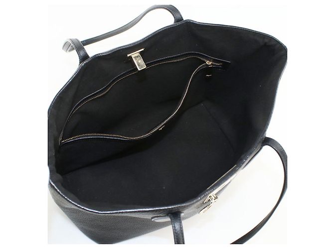 Borsa Tote in pelle di vitello nera Salvatore Ferragamo - vista 3