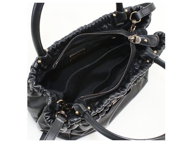 Borsa a mano nera Salvatore Ferragamo Nero - vista 3