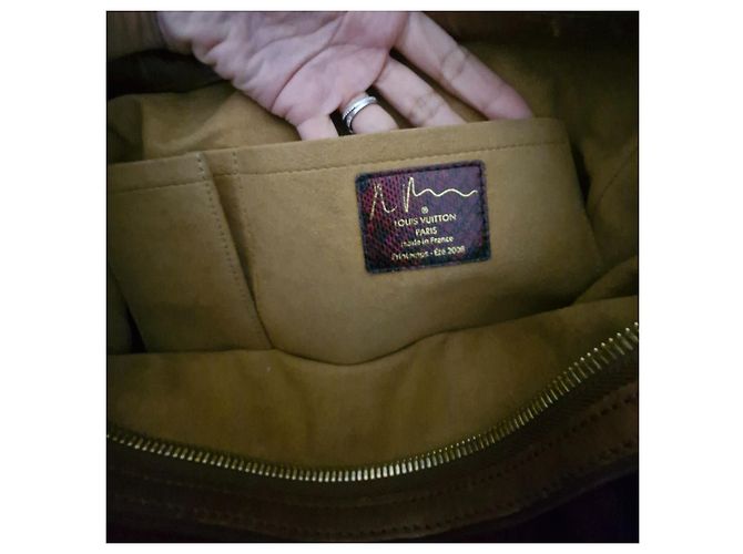 Louis Vuitton Borsa Jokes Moncrazy Marrone Rosa Rosso - vista 16