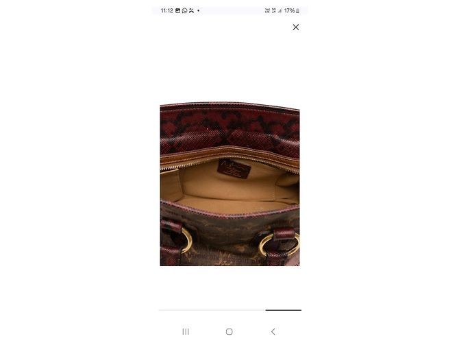Louis Vuitton Borsa Jokes Moncrazy Marrone Rosa Rosso - vista 4