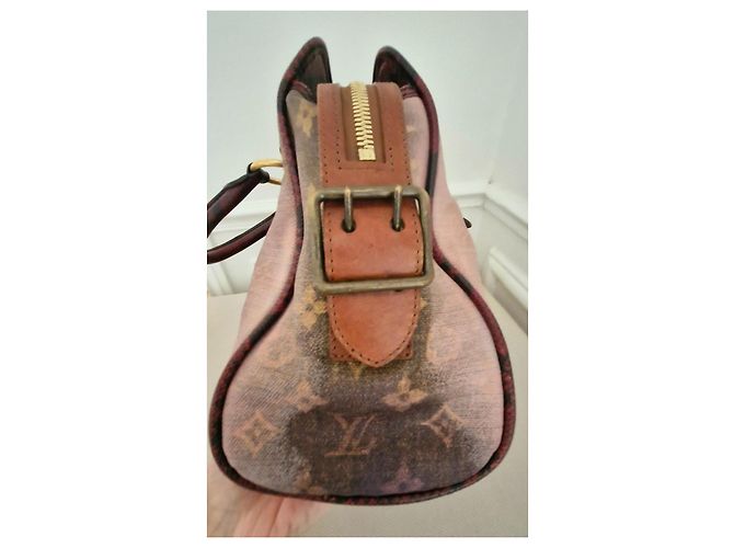 Louis Vuitton Borsa Jokes Moncrazy Marrone Rosa Rosso - vista 8