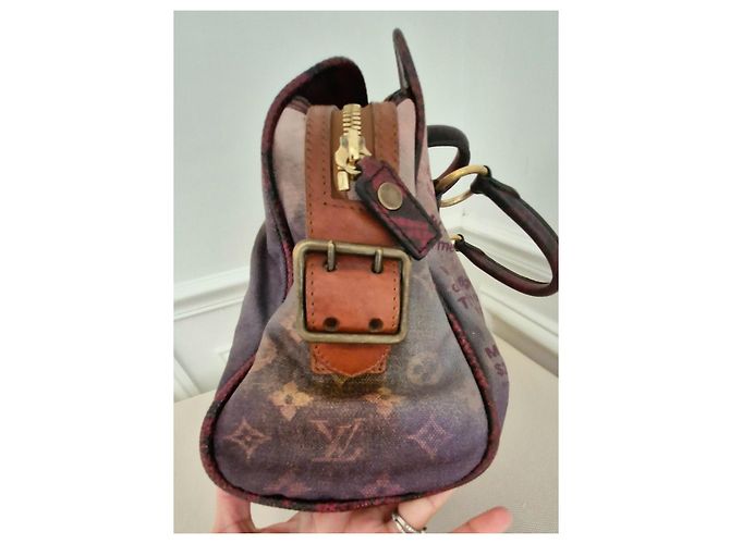 Louis Vuitton Borsa Jokes Moncrazy Marrone Rosa Rosso - vista 9