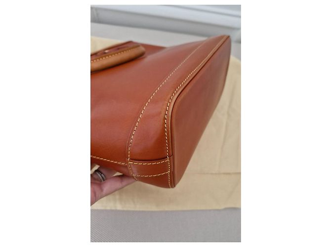 Louis Vuitton Lockit Borsa in pelle Nomad Marrone - vista 10