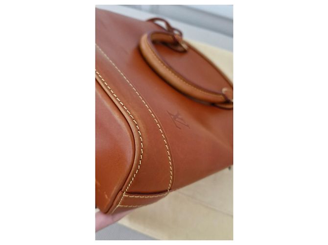 Louis Vuitton Lockit Borsa in pelle Nomad Marrone - vista 11