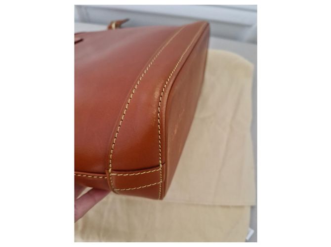 Louis Vuitton Lockit Borsa in pelle Nomad Marrone - vista 12