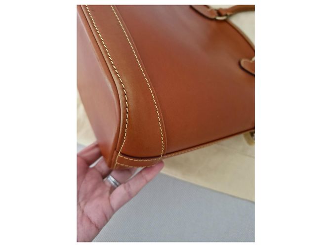 Louis Vuitton Lockit Borsa in pelle Nomad Marrone - vista 13