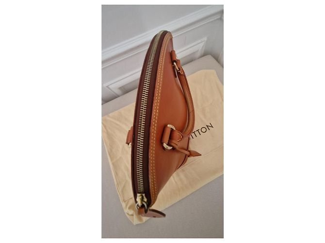 Louis Vuitton Lockit Borsa in pelle Nomad Marrone - vista 18