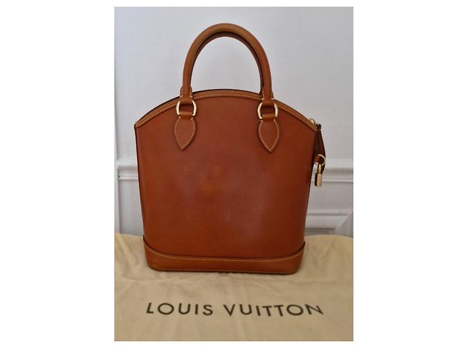 Louis Vuitton Lockit Borsa in pelle Nomad Marrone - vista 2