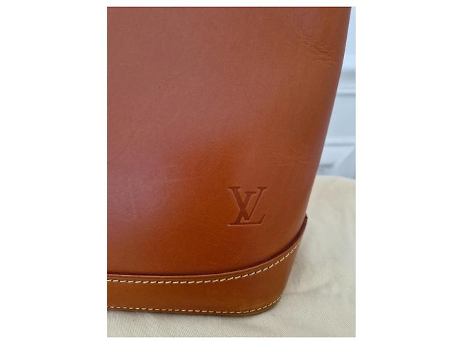 Louis Vuitton Lockit Borsa in pelle Nomad Marrone - vista 6
