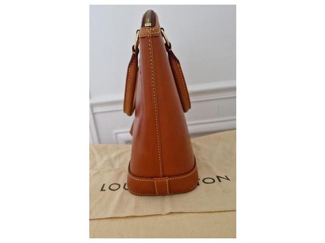 Louis Vuitton Lockit Borsa in pelle Nomad Marrone - vista 7