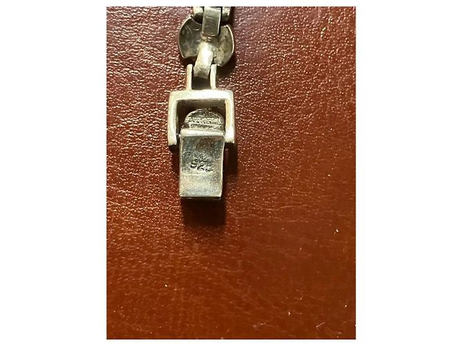 Autre Marque Relógio de Prata 925 e Granadas Vermelho Hardware prateado - vista 8