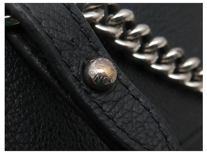 BORSA LOUIS VUITTON LOCKME II BB M51200 PELLE NERA TRACULLA HANDBAG Nero - vista 11