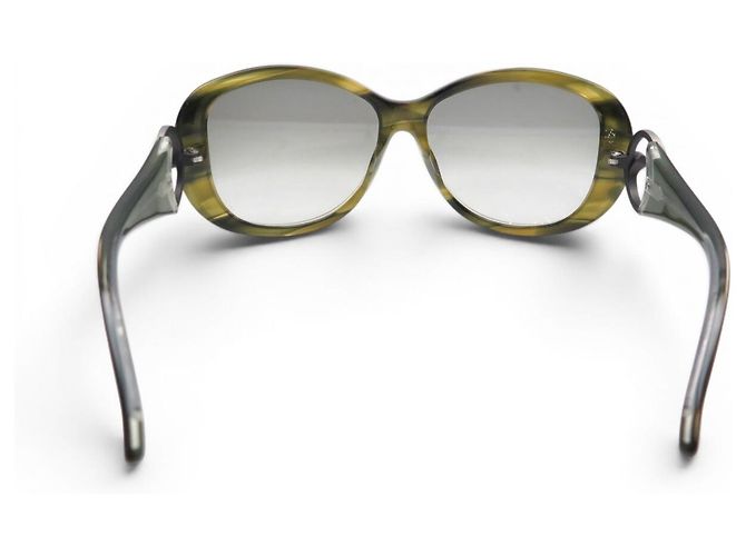 GAFAS DE SOL GUCCI GG LOGO OVERSIZE GG3030S PLASTIQUE NUEVAS Verde - vista 3