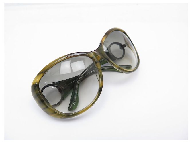 GAFAS DE SOL GUCCI GG LOGO OVERSIZE GG3030S PLASTIQUE NUEVAS Verde - vista 5