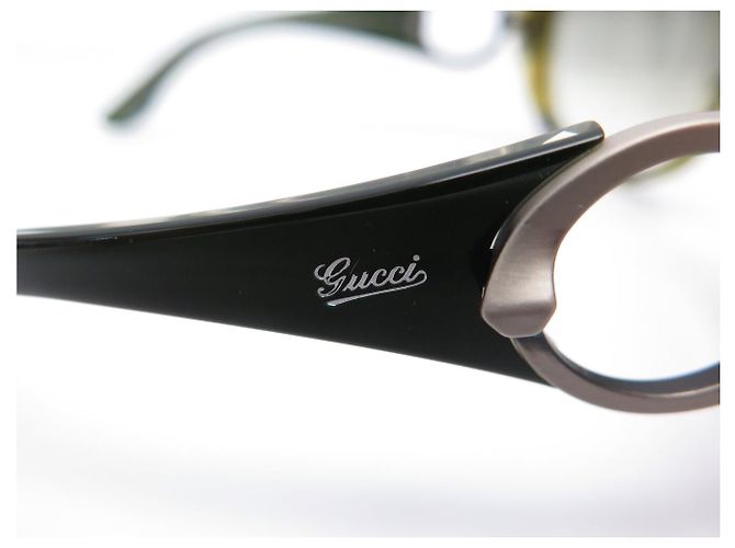 GAFAS DE SOL GUCCI GG LOGO OVERSIZE GG3030S PLASTIQUE NUEVAS Verde - vista 6