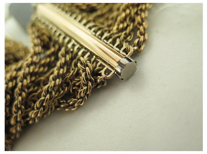 NUEVO CINTURÓN LANVIN DE CUERO CON MULTIPLES FILAS DE CADENAS AW-BEPP6P-CATE-H15 M 78 BELT - vista 5