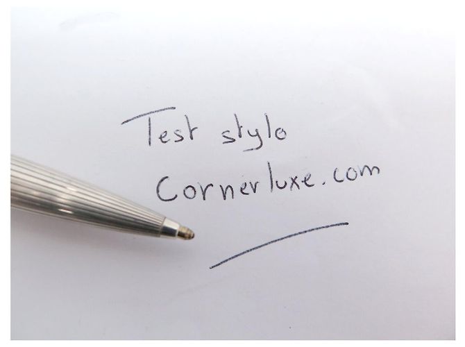 PENNA A BISOTTO VINTAGE MONTBLANC MEISTERSTÜCK SOLITAIRE ARGENTO 925 - vista 17