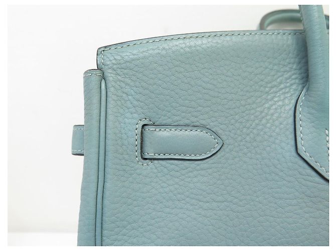 Hermès BORSA HERMES BIRKIN 35 IN PELLE TOGO AZZURRO CIELO 2009 TOTE - vista 20