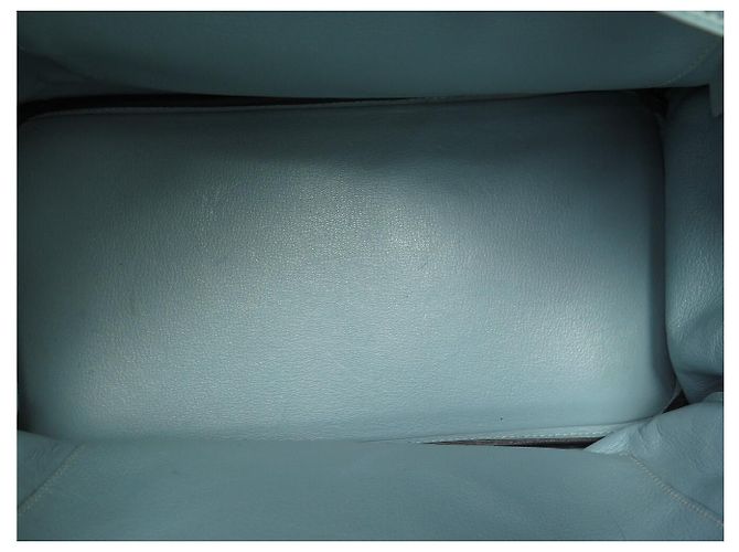 Hermès BORSA HERMES BIRKIN 35 IN PELLE TOGO AZZURRO CIELO 2009 TOTE - vista 23