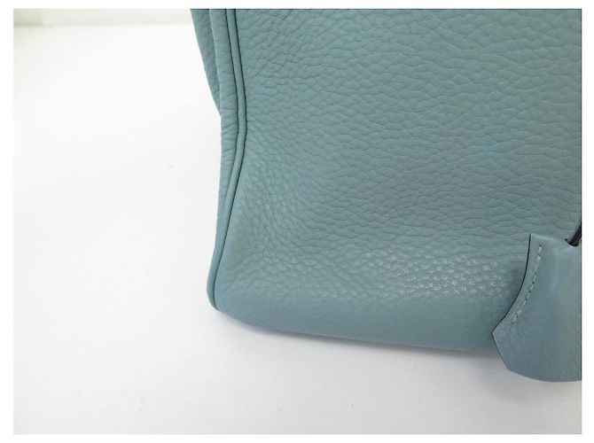 Hermès BORSA HERMES BIRKIN 35 IN PELLE TOGO AZZURRO CIELO 2009 TOTE - vista 30