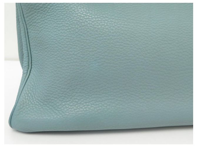 Hermès BORSA HERMES BIRKIN 35 IN PELLE TOGO AZZURRO CIELO 2009 TOTE - vista 34