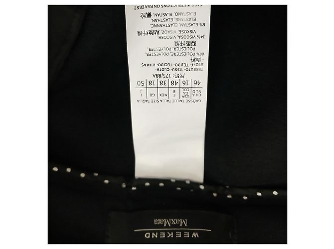 Pantalón Max Mara Weekend en poliéster negro - vista 5