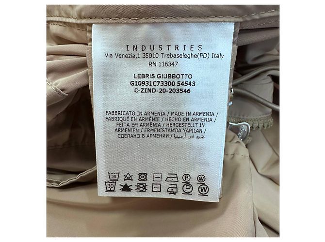 Moncler Regenjacke in Beige Polyester - Ansicht 6