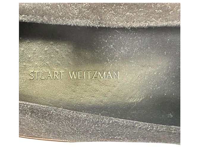 Stuart Weitzman Slip On Sneaker aus schwarzem Samt - Ansicht 7
