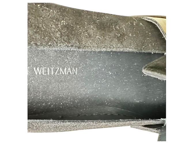Stuart Weitzman Slip On Sneaker aus schwarzem Samt - Ansicht 9