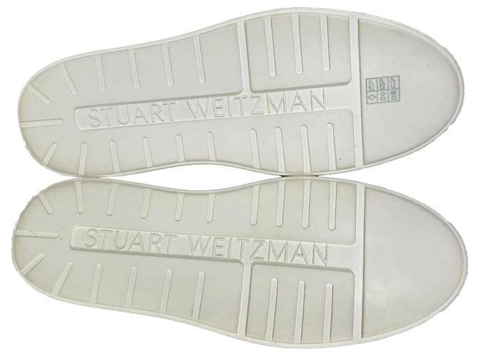 Sneakers Stuart Weitzman in pelle multicolore con accento in tweed - vista 7