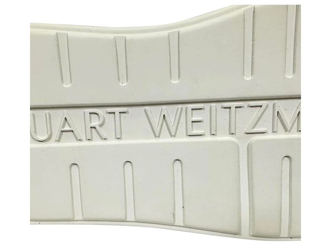 Sneakers Stuart Weitzman in pelle multicolore con accento in tweed - vista 8