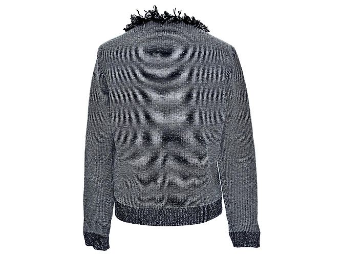 Moncler Daunenjacke aus Tweed mit Mehrfarben-Print aus Polyamid - Ansicht 4