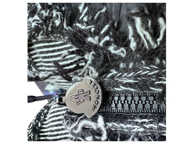 Moncler Daunenjacke aus Tweed mit Mehrfarben-Print aus Polyamid - Ansicht 5
