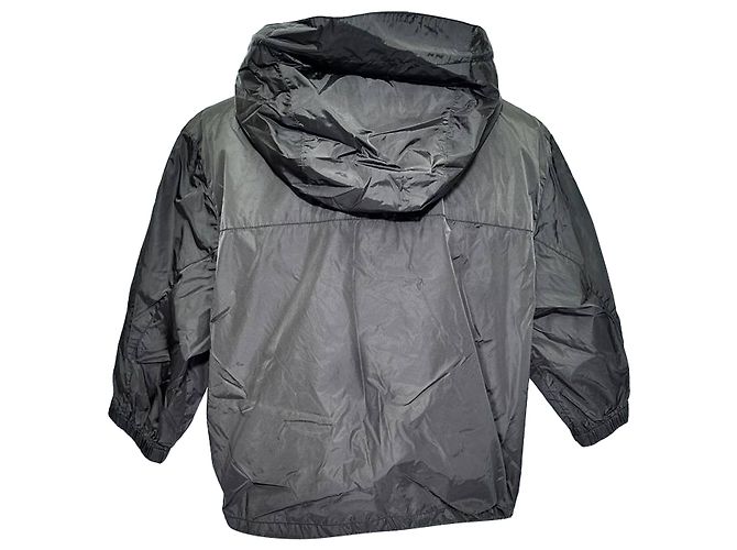 Prada Sport Cropped Jacket aus grauem Nylon - Ansicht 3